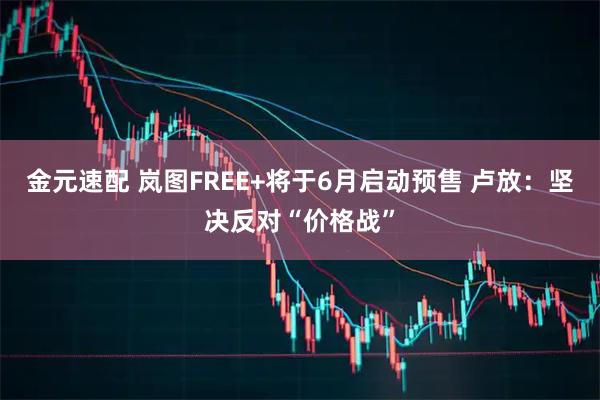 金元速配 岚图FREE+将于6月启动预售 卢放：坚决反对“价格战”